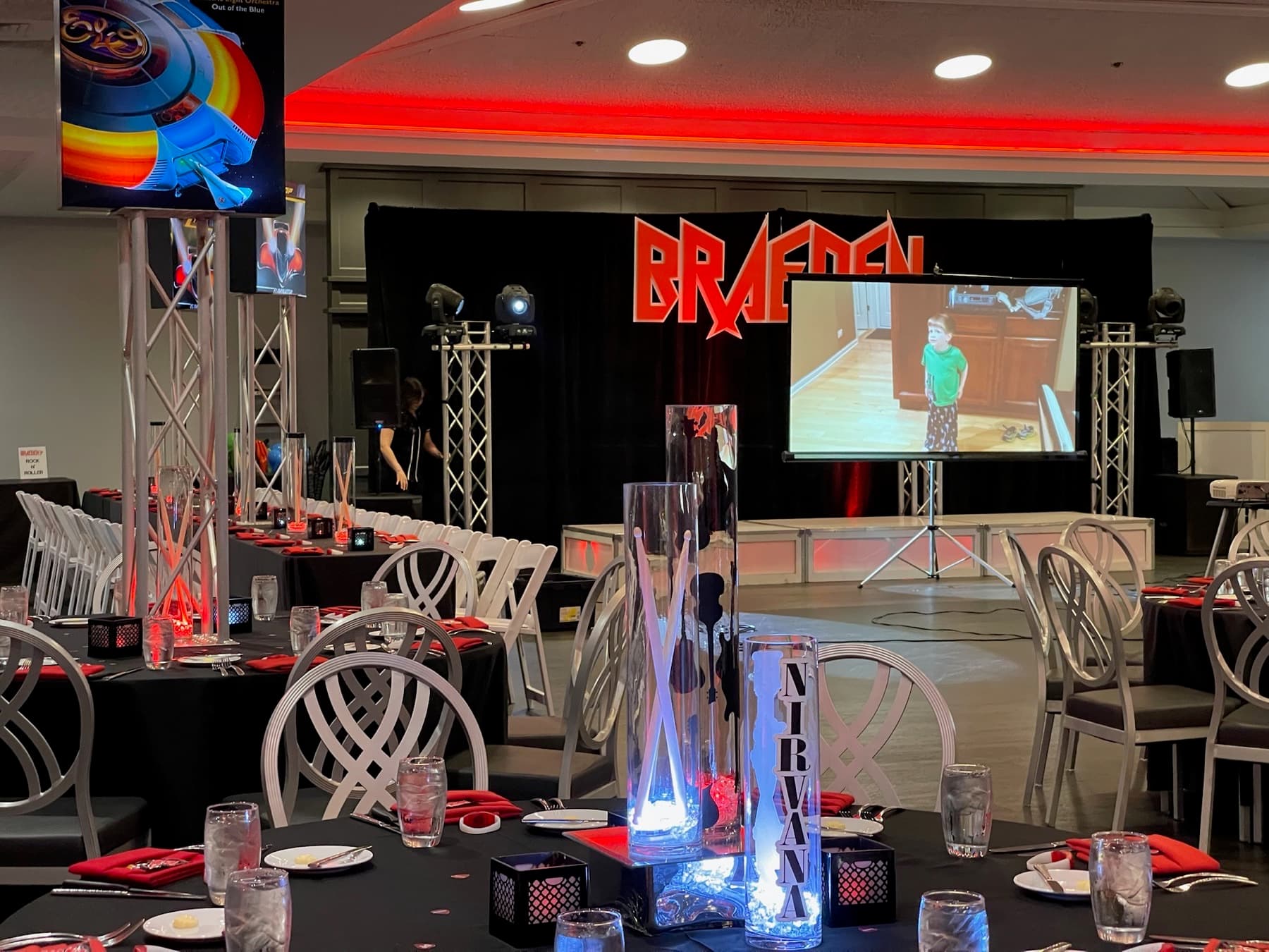 Corporate event florals