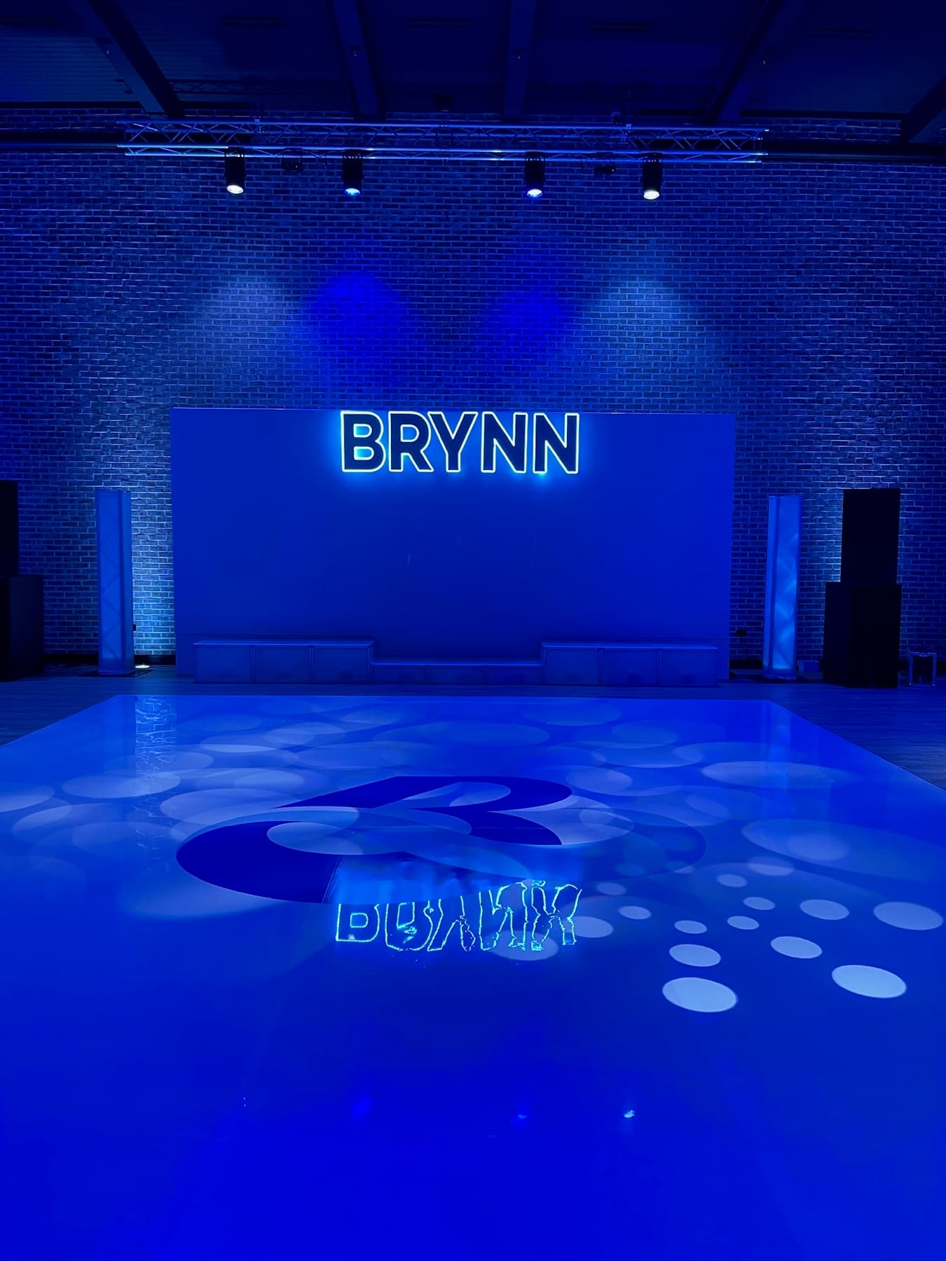 Custom dance floor
