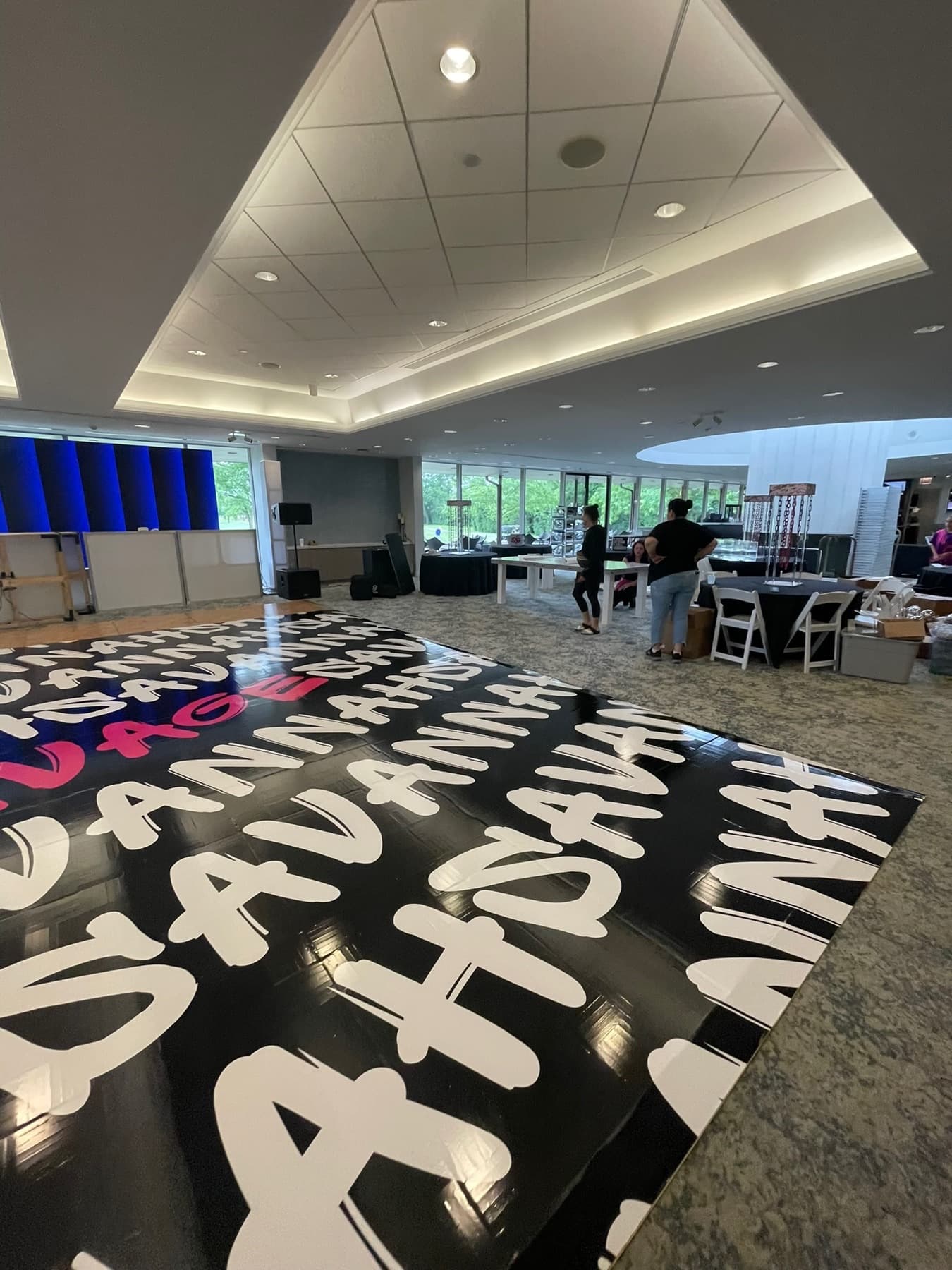 Custom dance floor